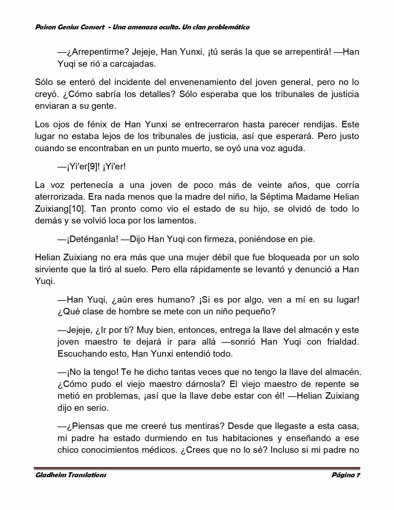 Poison Genious Consort (Novela) - Capítulo 80 - Página 7 - LectorTMOo