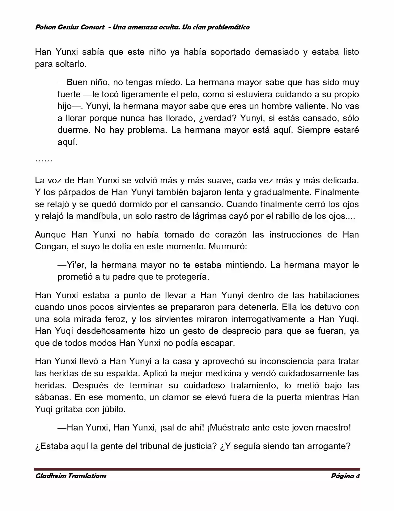 Poison Genious Consort (Novela) - Capítulo 82 - Página 4 - LectorTMOo
