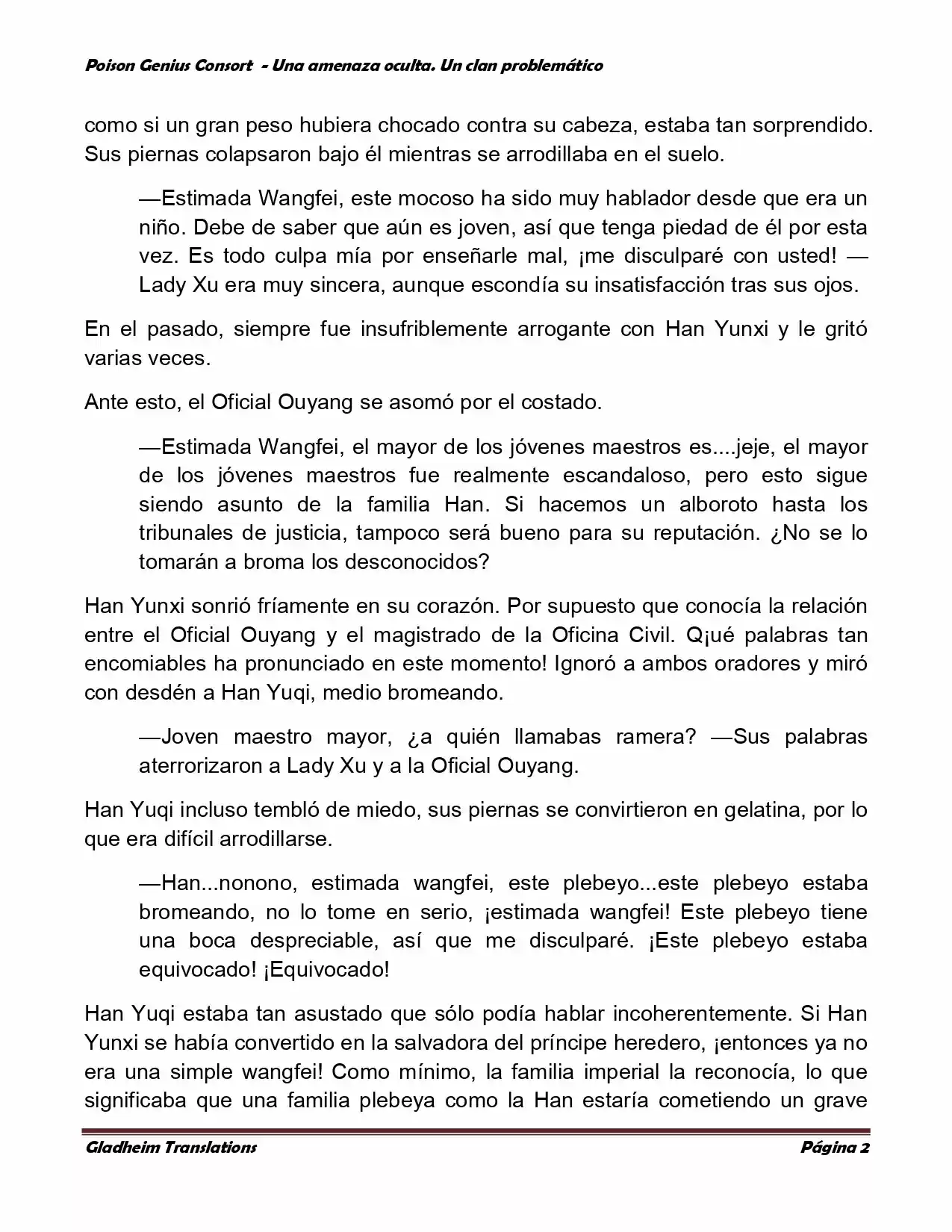 Poison Genious Consort (Novela) - Capítulo 83 - Página 2 - LectorTMOo