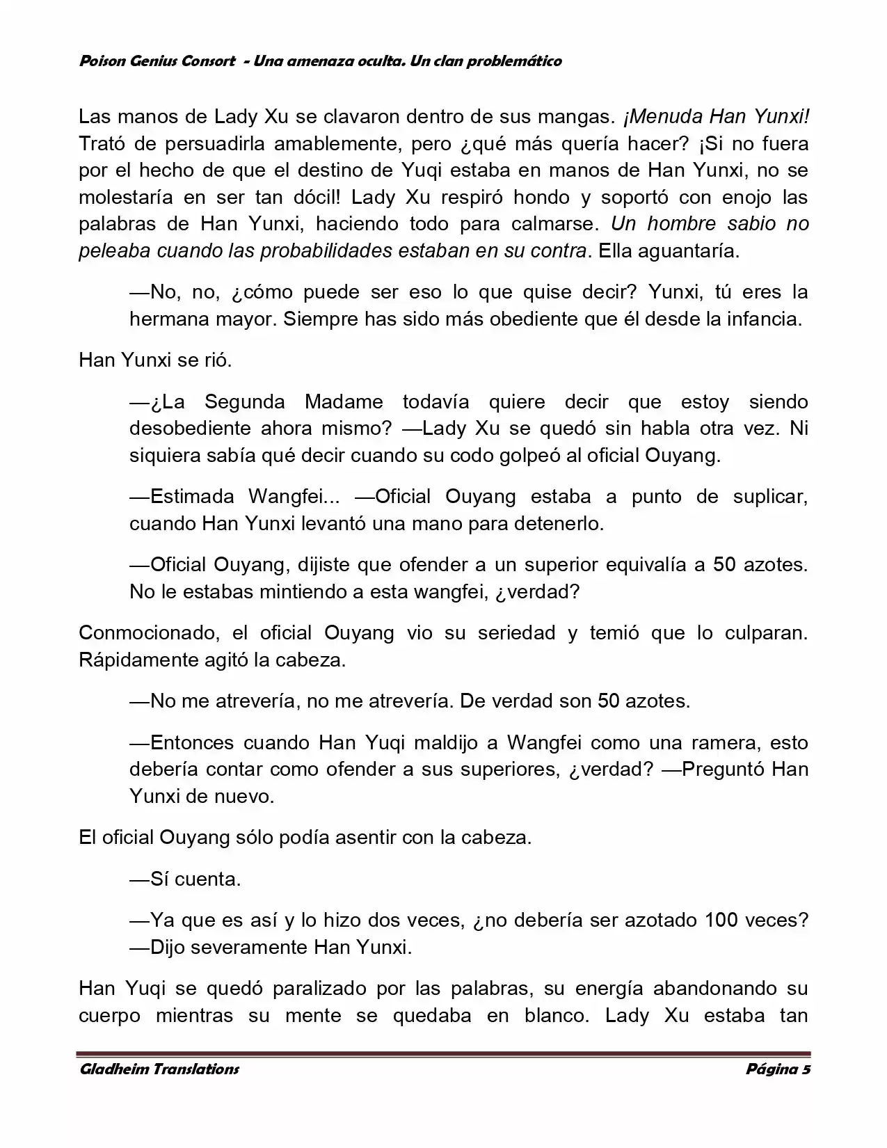 Poison Genious Consort (Novela) - Capítulo 83 - Página 5 - LectorTMOo