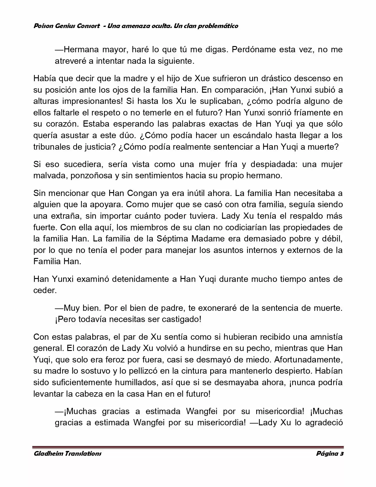 Poison Genious Consort (Novela) - Capítulo 84 - Página 3 - LectorTMOo