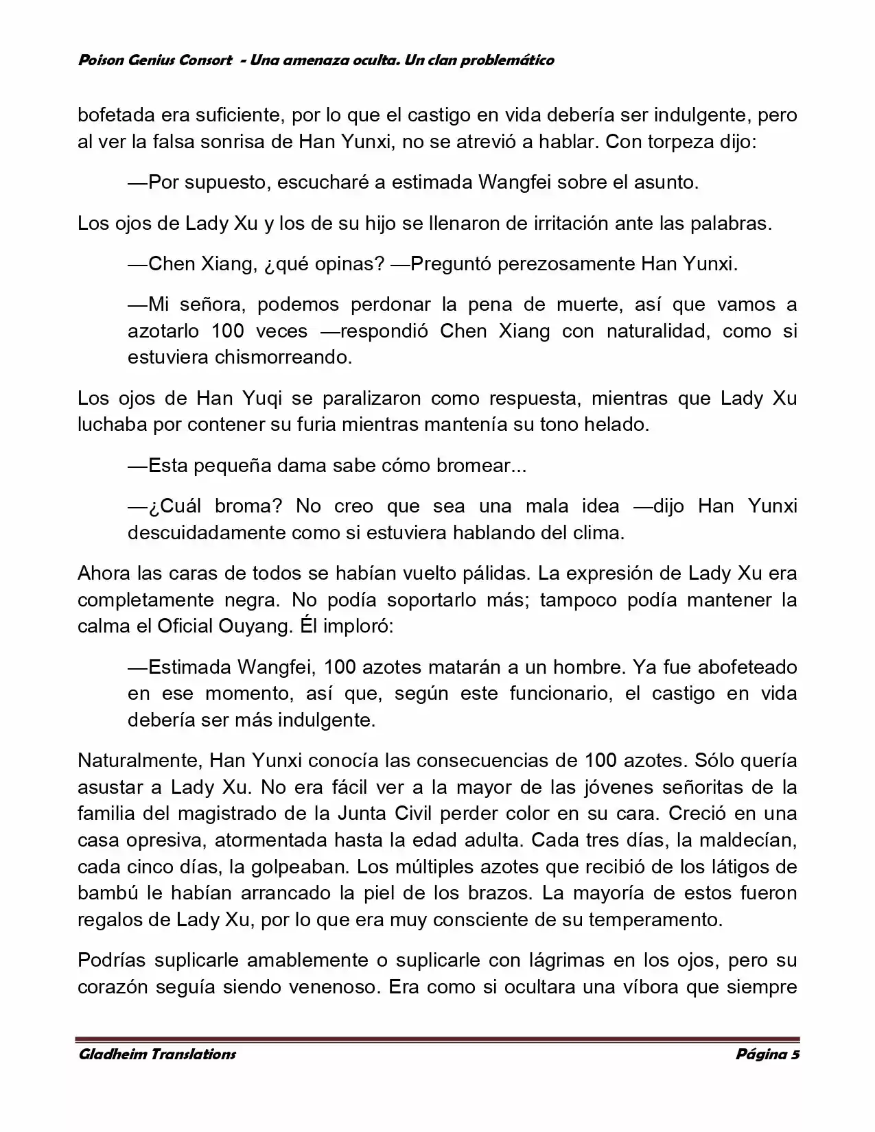 Poison Genious Consort (Novela) - Capítulo 84 - Página 5 - LectorTMOo