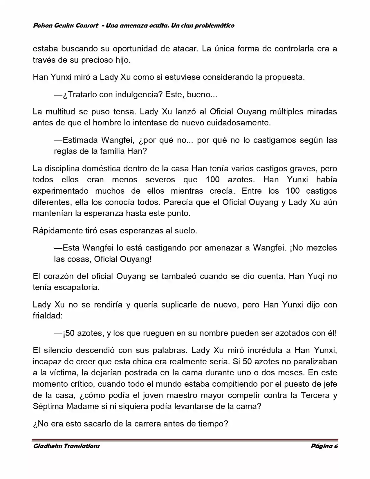Poison Genious Consort (Novela) - Capítulo 84 - Página 6 - LectorTMOo