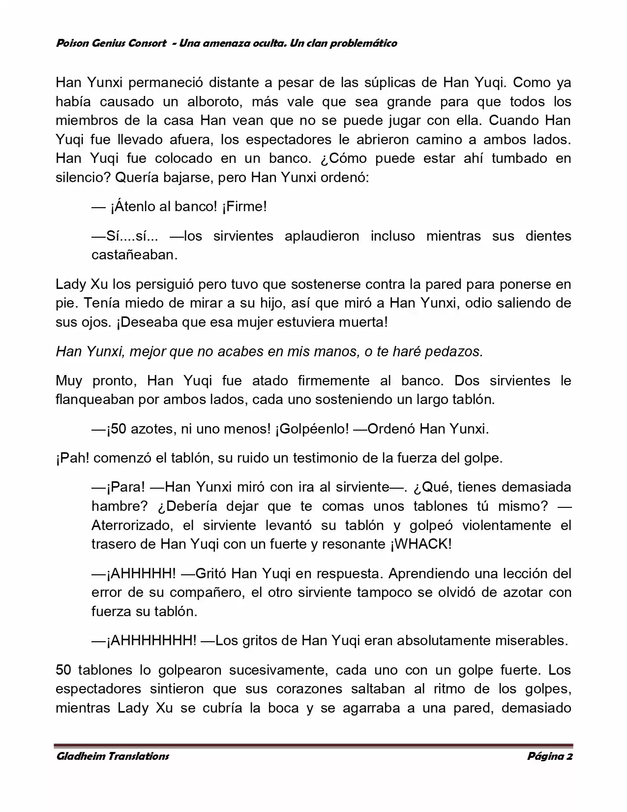 Poison Genious Consort (Novela) - Capítulo 85 - Página 2 - LectorTMOo