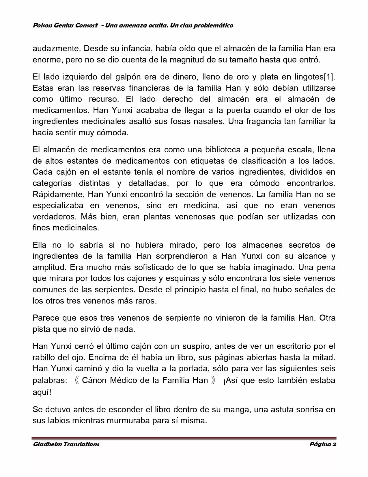 Poison Genious Consort (Novela) - Capítulo 86 - Página 2 - LectorTMOo