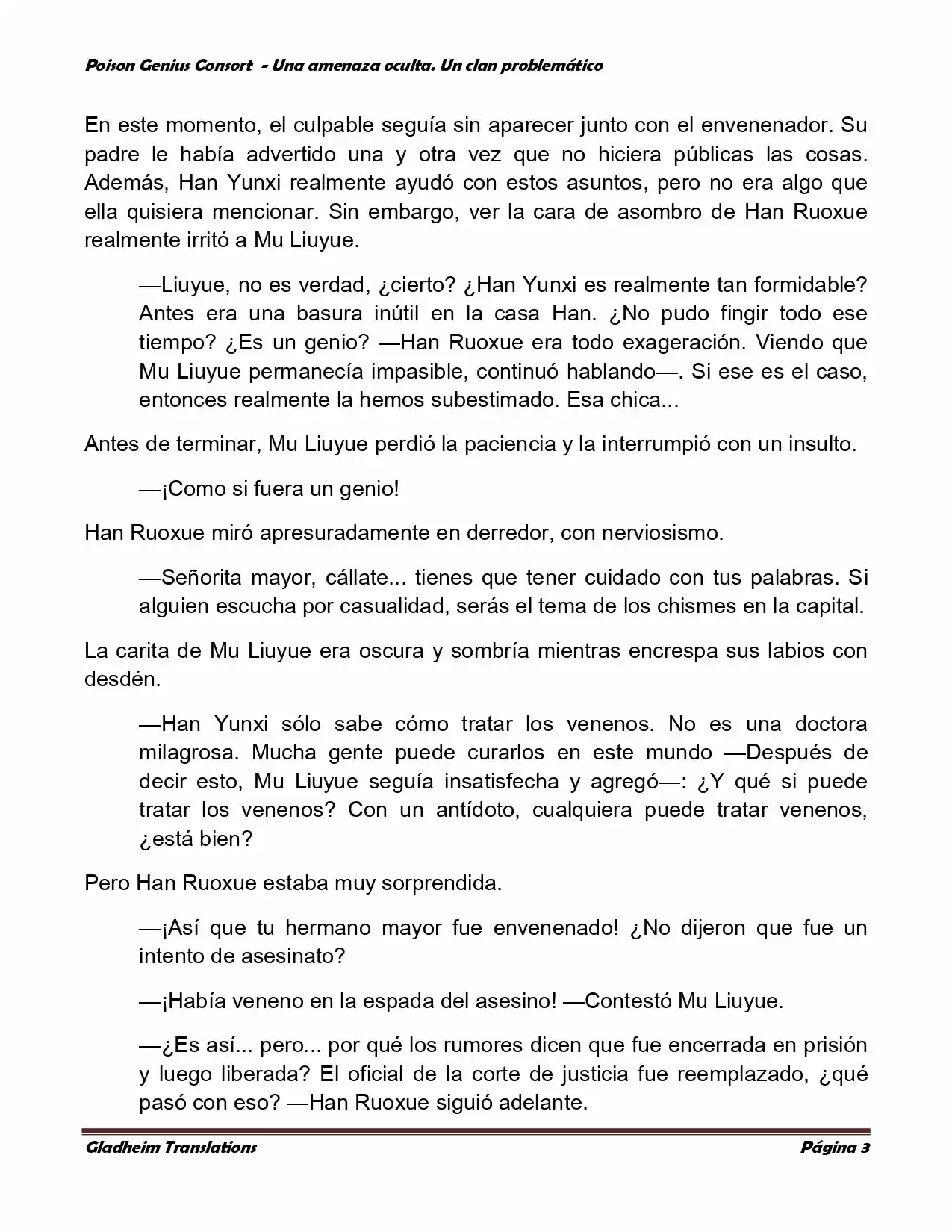 Poison Genious Consort (Novela) - Capítulo 88 - Página 3 - LectorTMOo