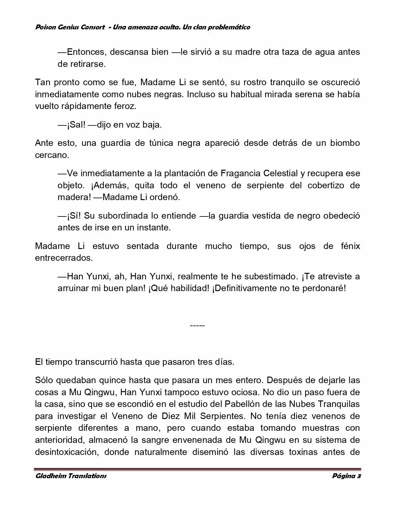 Poison Genious Consort (Novela) - Capítulo 89 - Página 3 - LectorTMOo
