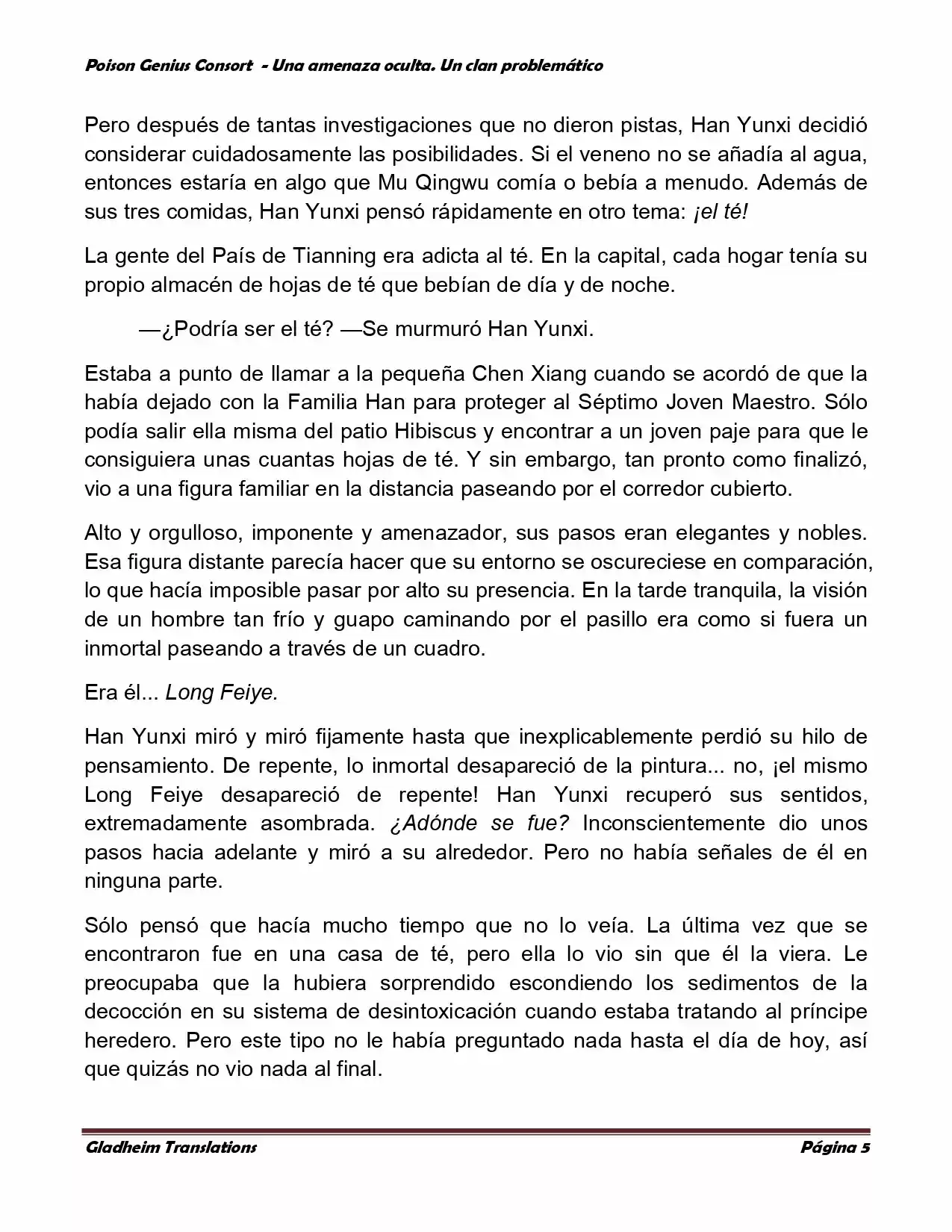Poison Genious Consort (Novela) - Capítulo 89 - Página 5 - LectorTMOo