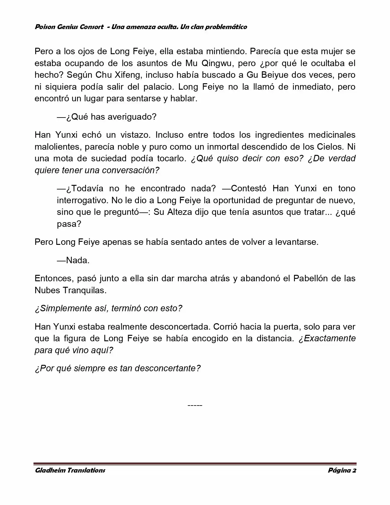 Poison Genious Consort (Novela) - Capítulo 90 - Página 2 - LectorTMOo