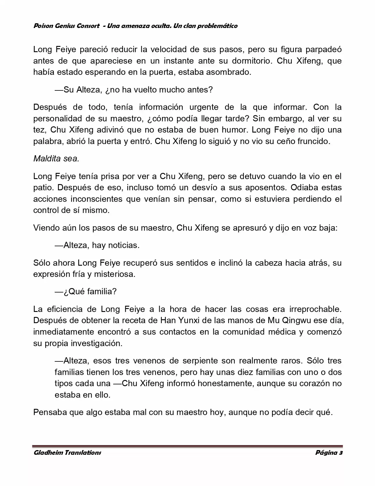 Poison Genious Consort (Novela) - Capítulo 90 - Página 3 - LectorTMOo