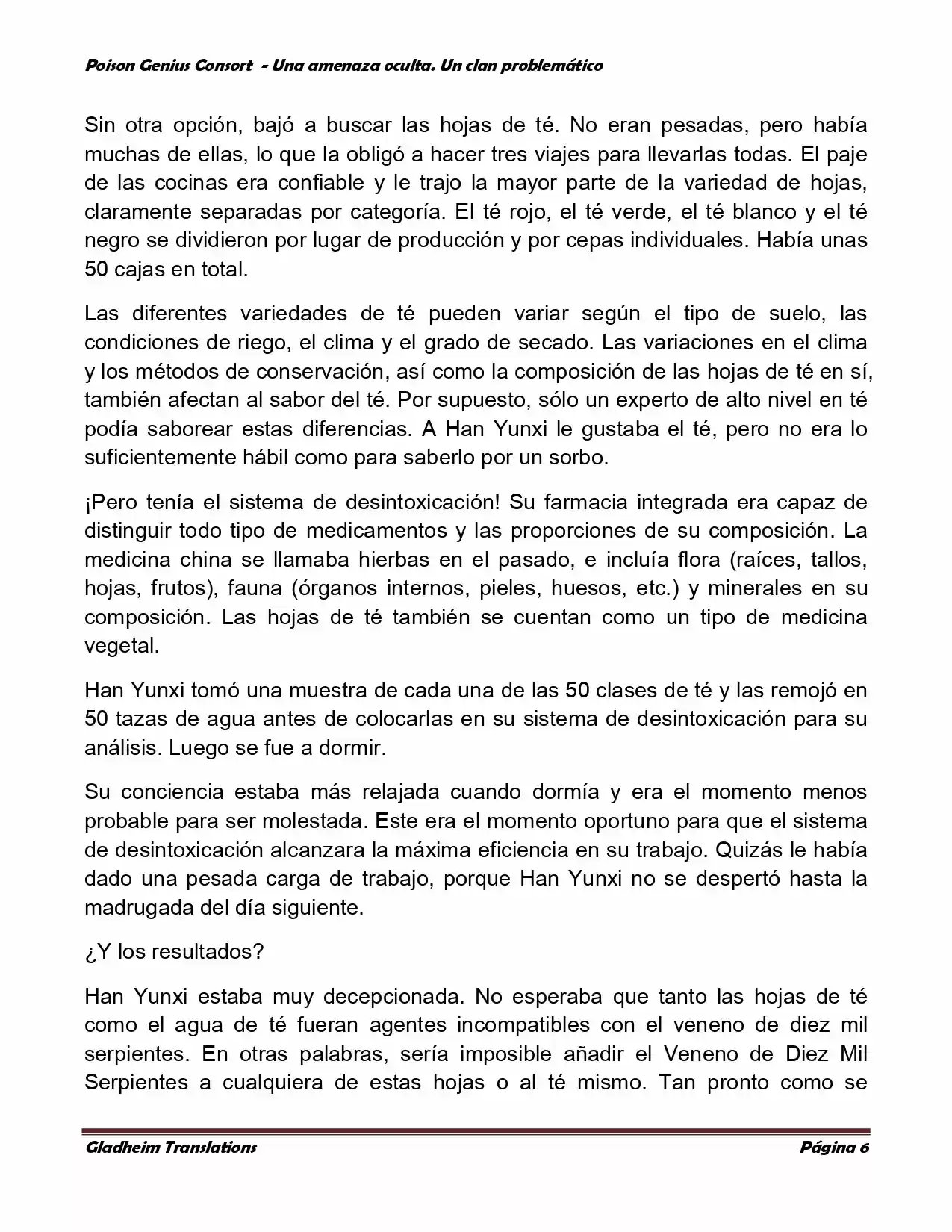 Poison Genious Consort (Novela) - Capítulo 90 - Página 6 - LectorTMOo