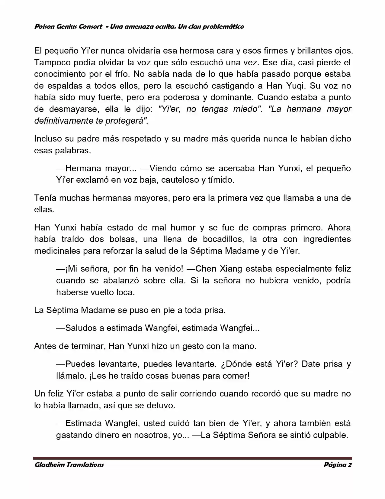Poison Genious Consort (Novela) - Capítulo 91 - Página 2 - LectorTMOo