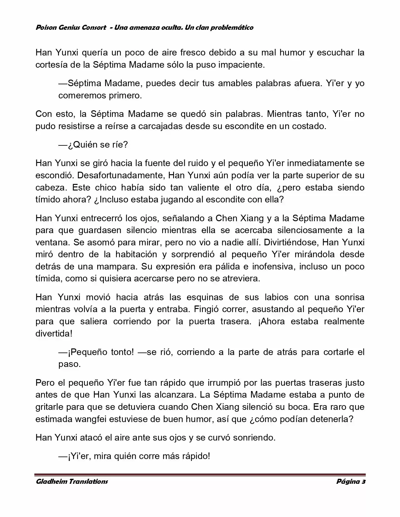 Poison Genious Consort (Novela) - Capítulo 91 - Página 3 - LectorTMOo