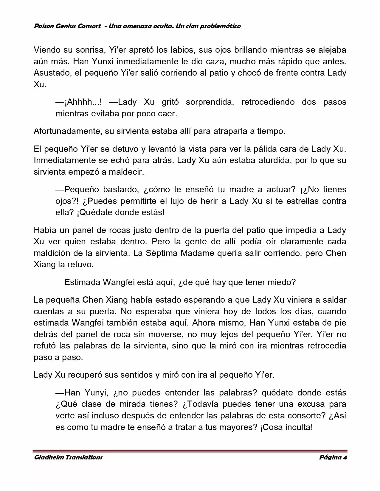 Poison Genious Consort (Novela) - Capítulo 91 - Página 4 - LectorTMOo