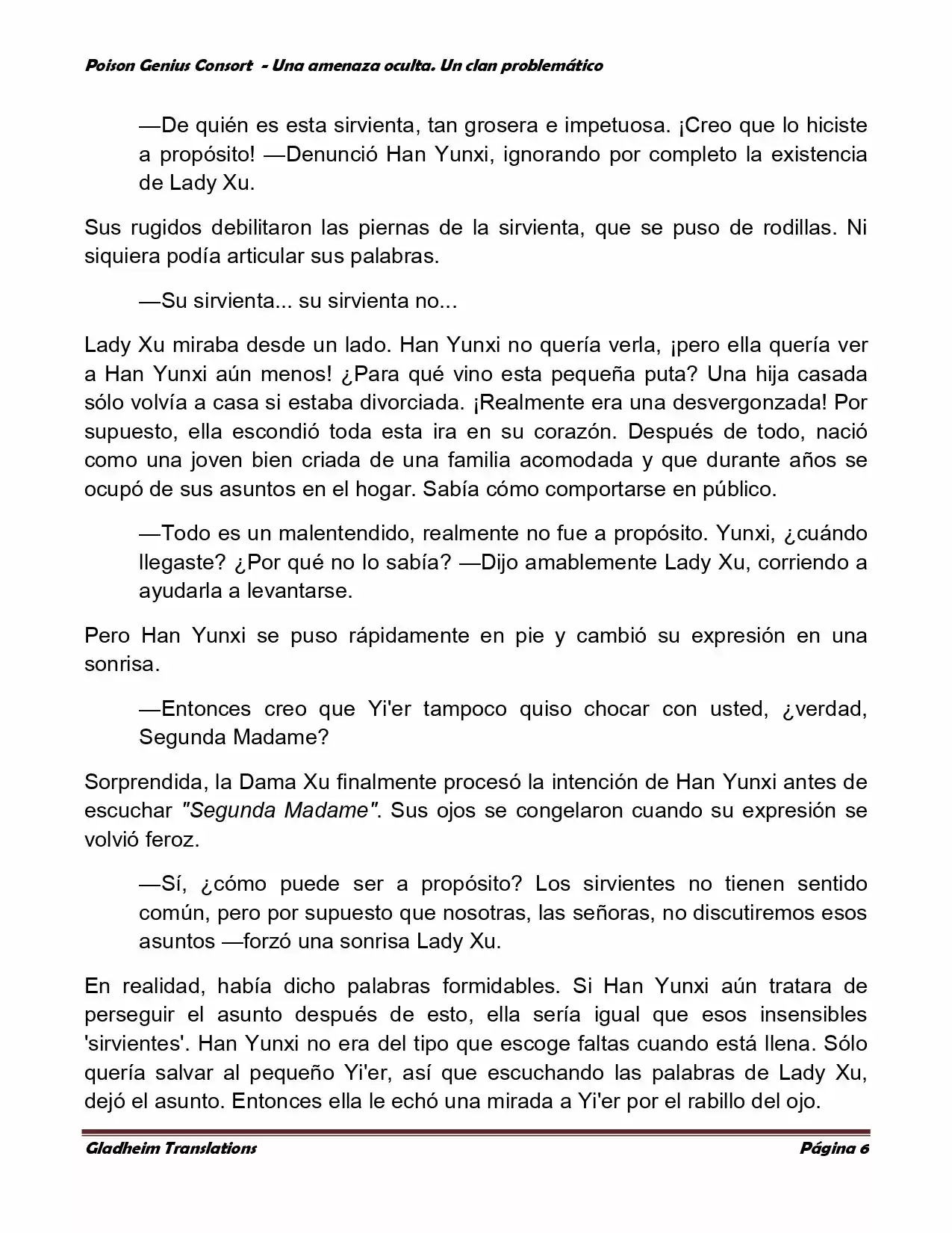Poison Genious Consort (Novela) - Capítulo 91 - Página 6 - LectorTMOo
