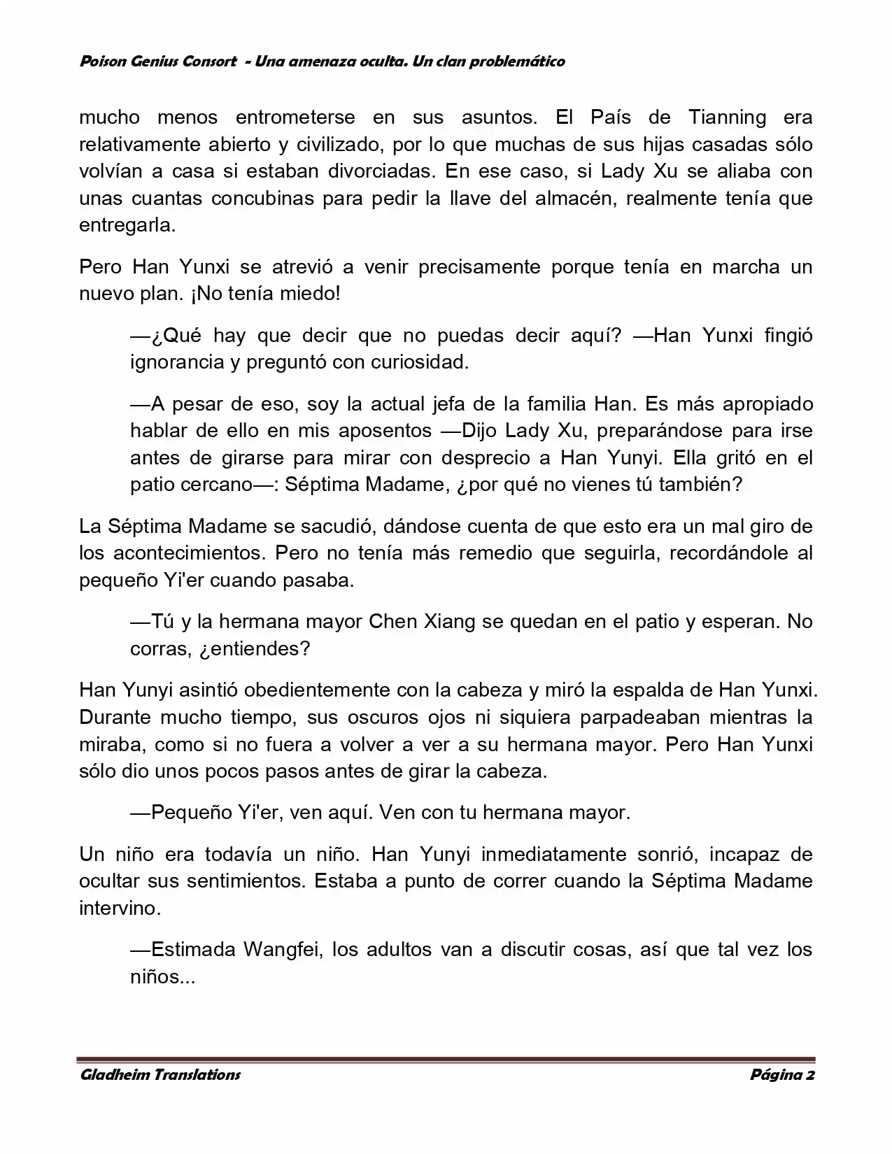 Poison Genious Consort (Novela) - Capítulo 92 - Página 2 - LectorTMOo