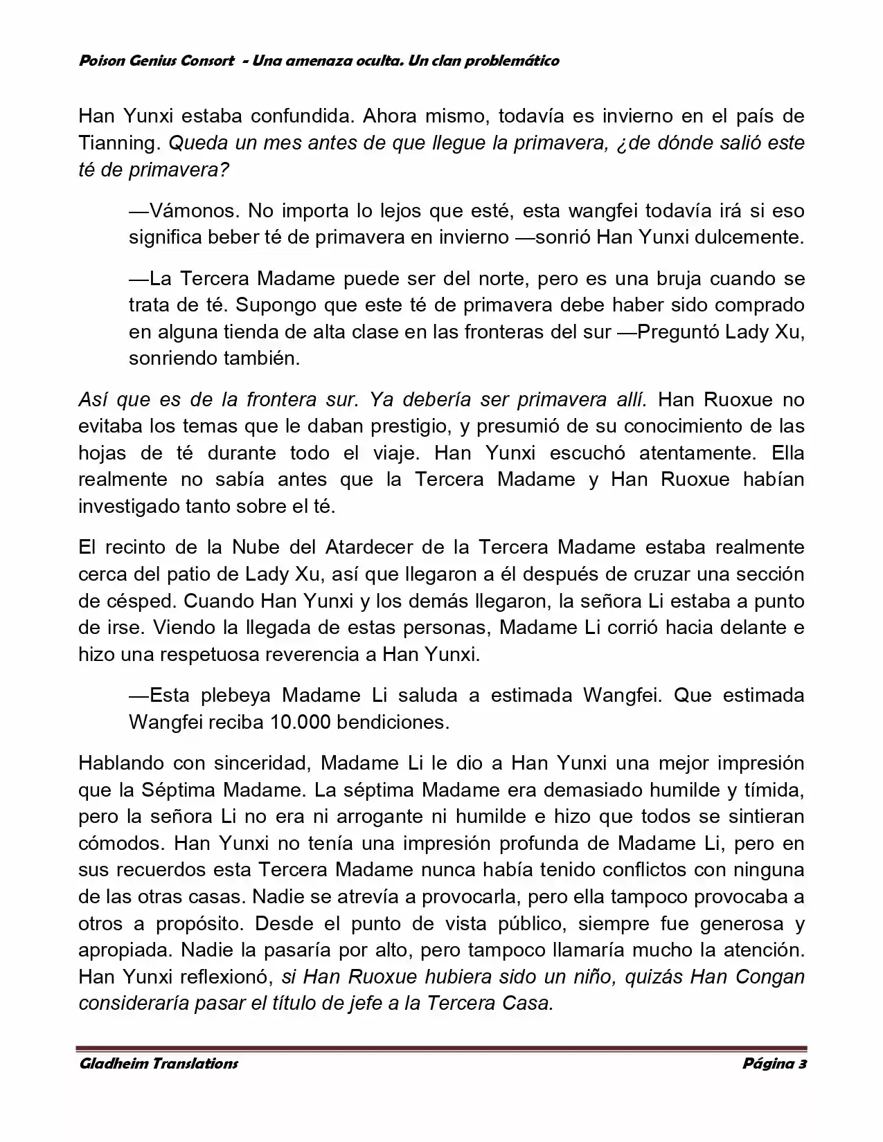 Poison Genious Consort (Novela) - Capítulo 93 - Página 3 - LectorTMOo