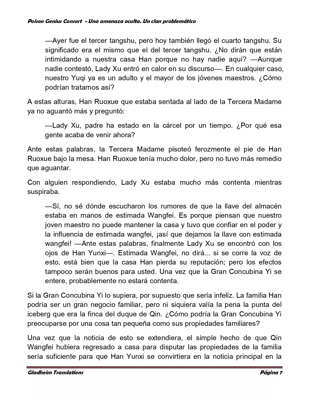 Poison Genious Consort (Novela) - Capítulo 93 - Página 7 - LectorTMOo