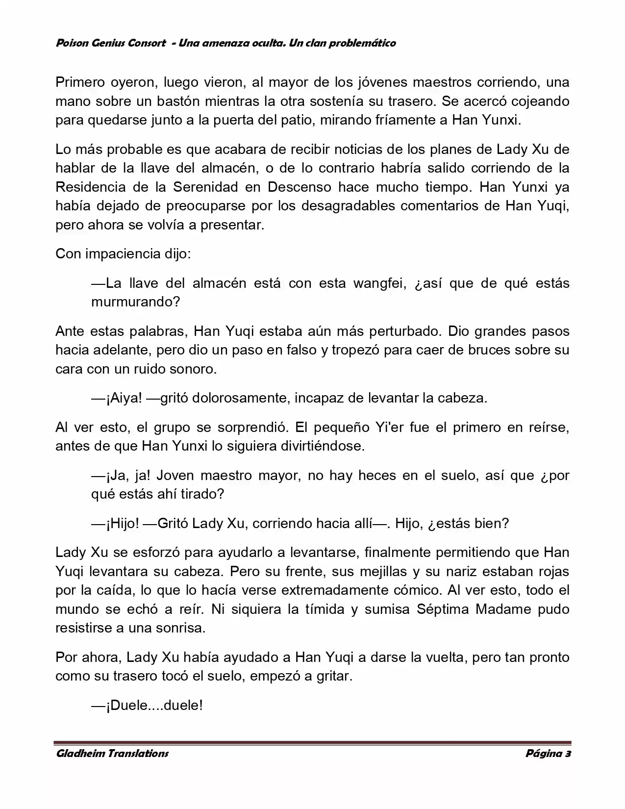 Poison Genious Consort (Novela) - Capítulo 94 - Página 3 - LectorTMOo
