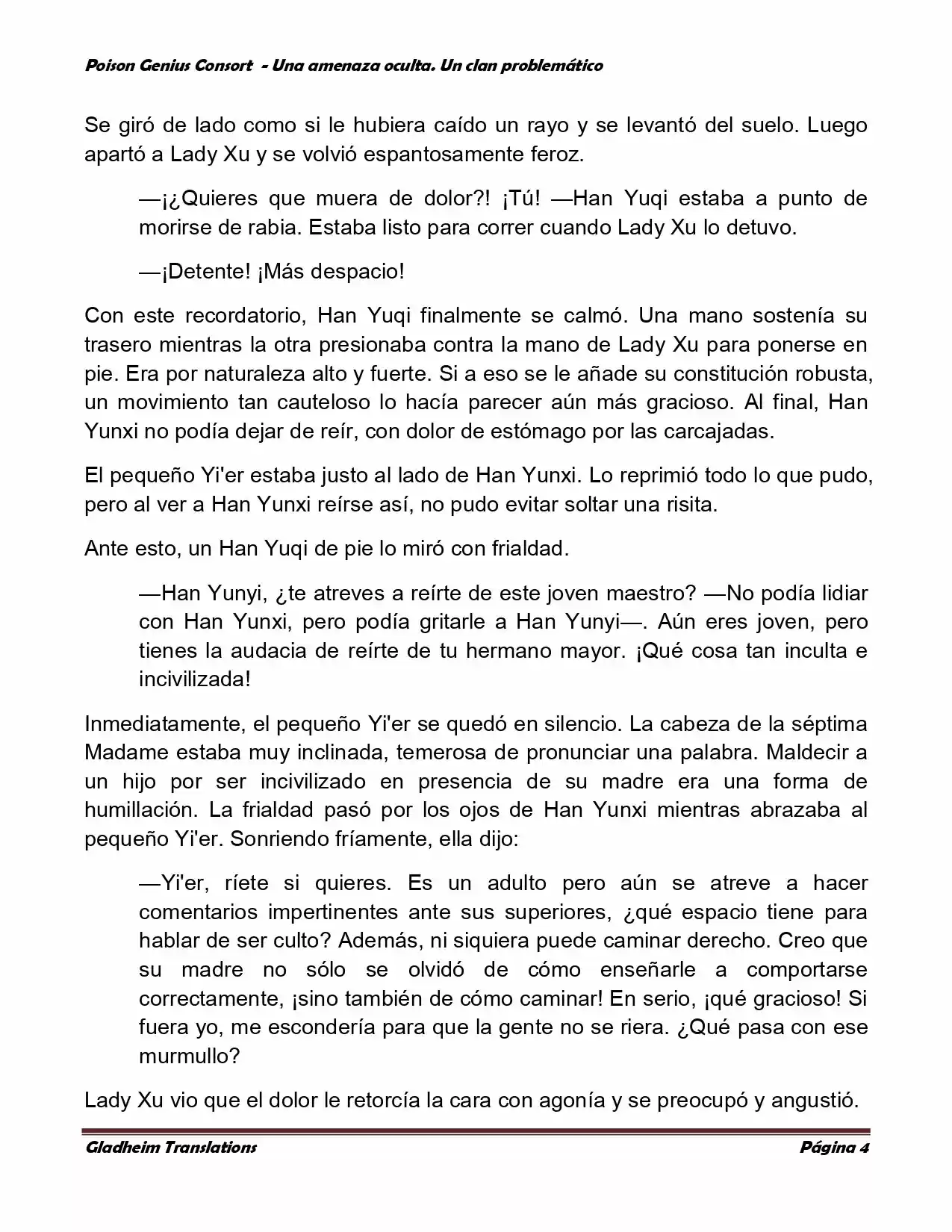 Poison Genious Consort (Novela) - Capítulo 94 - Página 4 - LectorTMOo