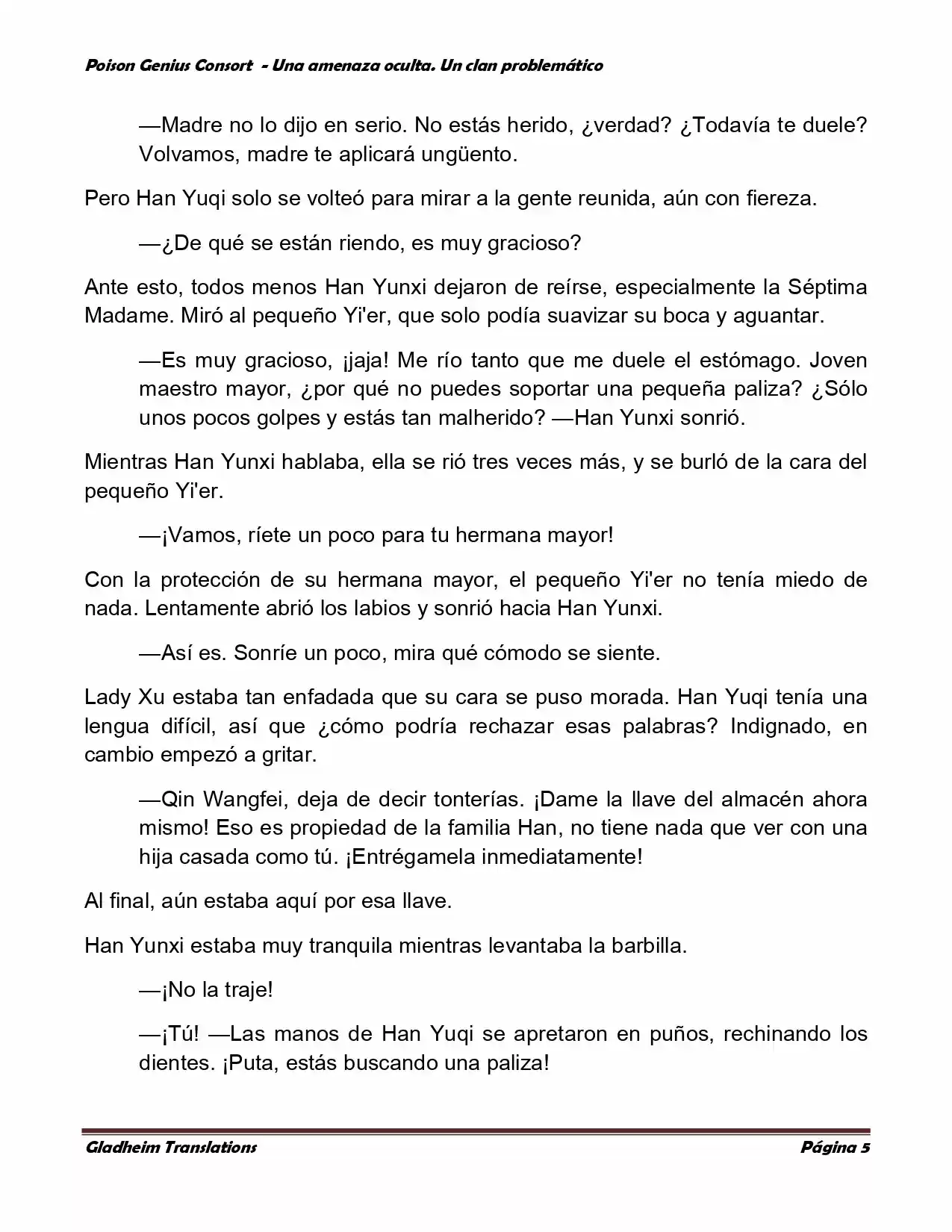 Poison Genious Consort (Novela) - Capítulo 94 - Página 5 - LectorTMOo