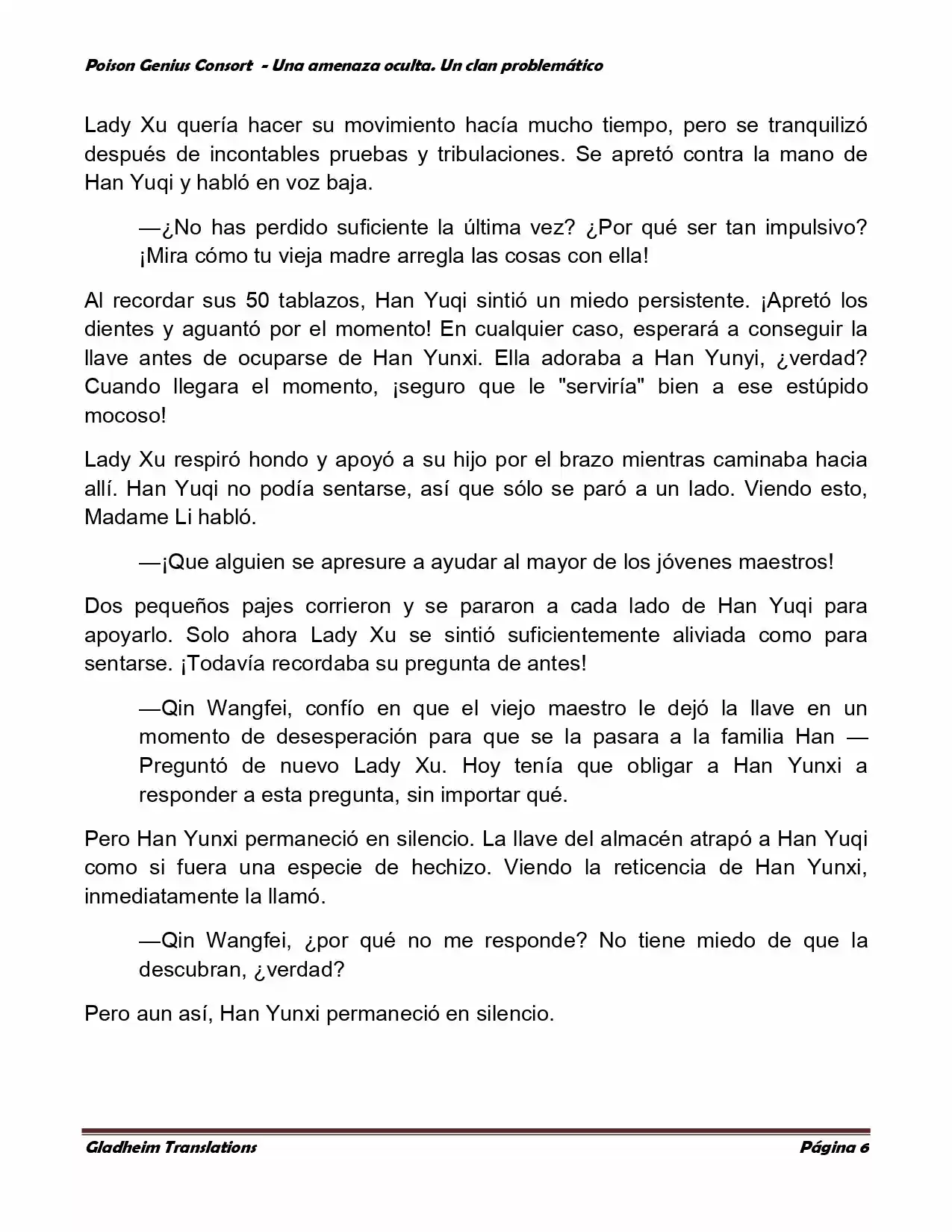 Poison Genious Consort (Novela) - Capítulo 94 - Página 6 - LectorTMOo