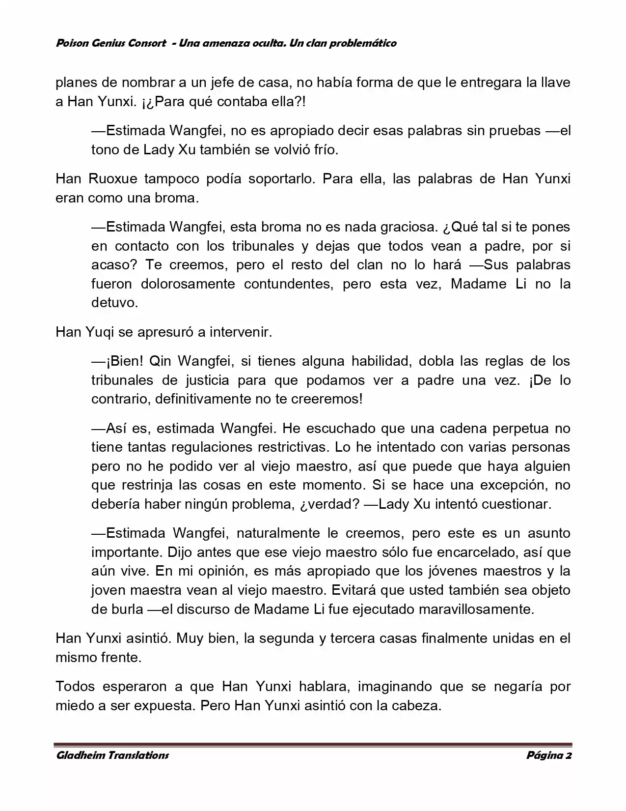 Poison Genious Consort (Novela) - Capítulo 95 - Página 2 - LectorTMOo