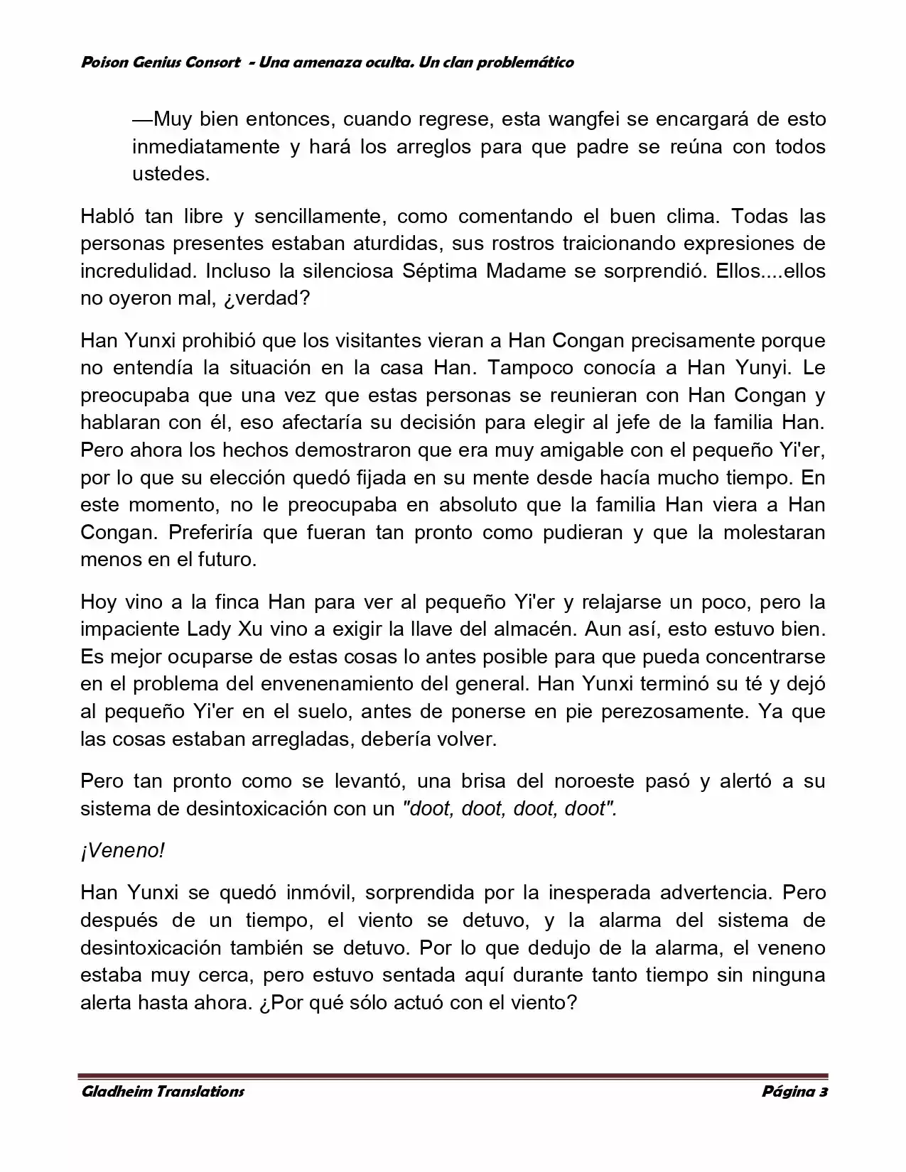 Poison Genious Consort (Novela) - Capítulo 95 - Página 3 - LectorTMOo