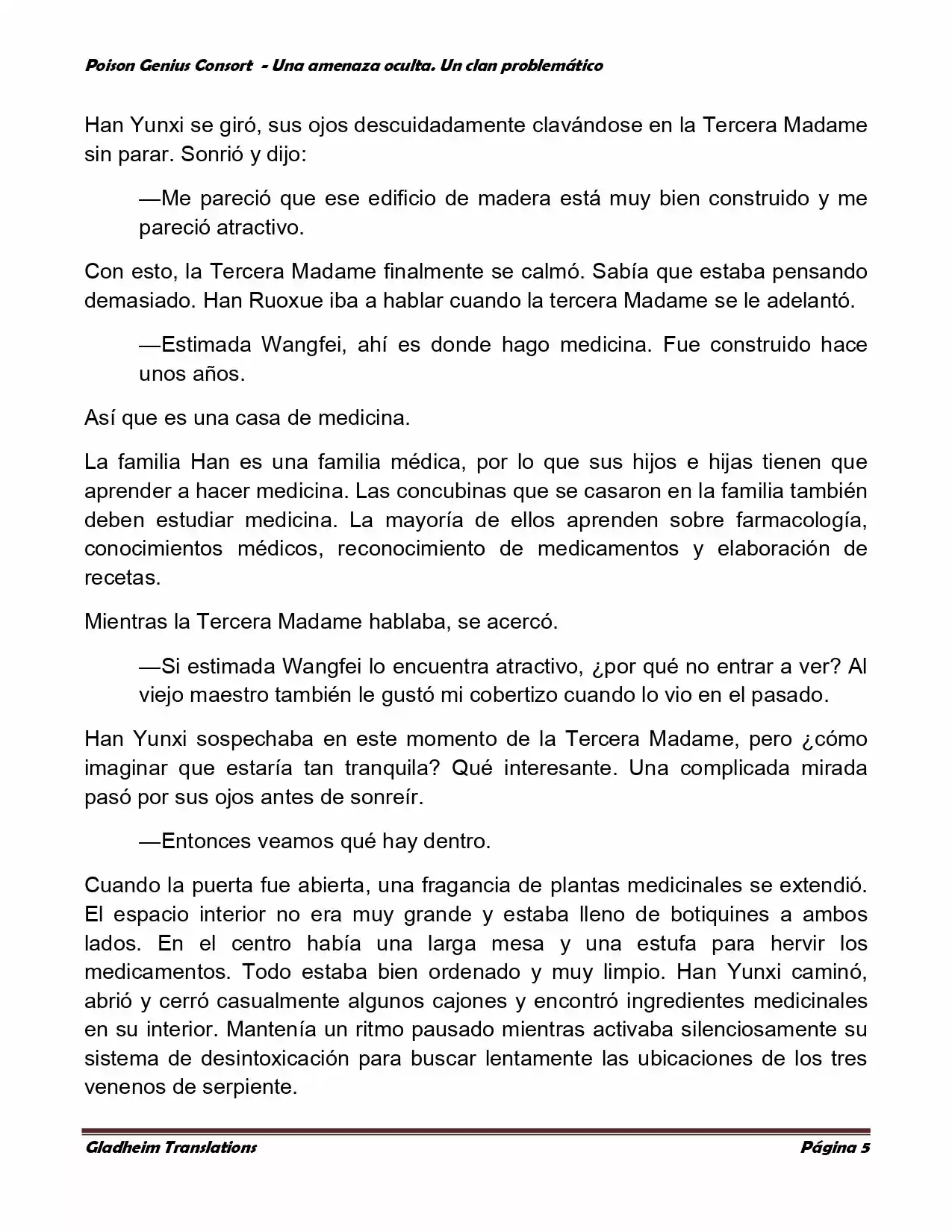 Poison Genious Consort (Novela) - Capítulo 95 - Página 5 - LectorTMOo