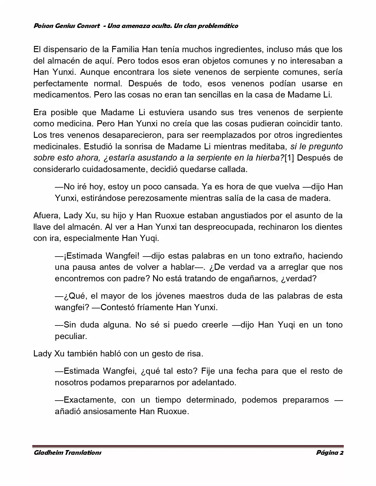 Poison Genious Consort (Novela) - Capítulo 96 - Página 2 - LectorTMOo