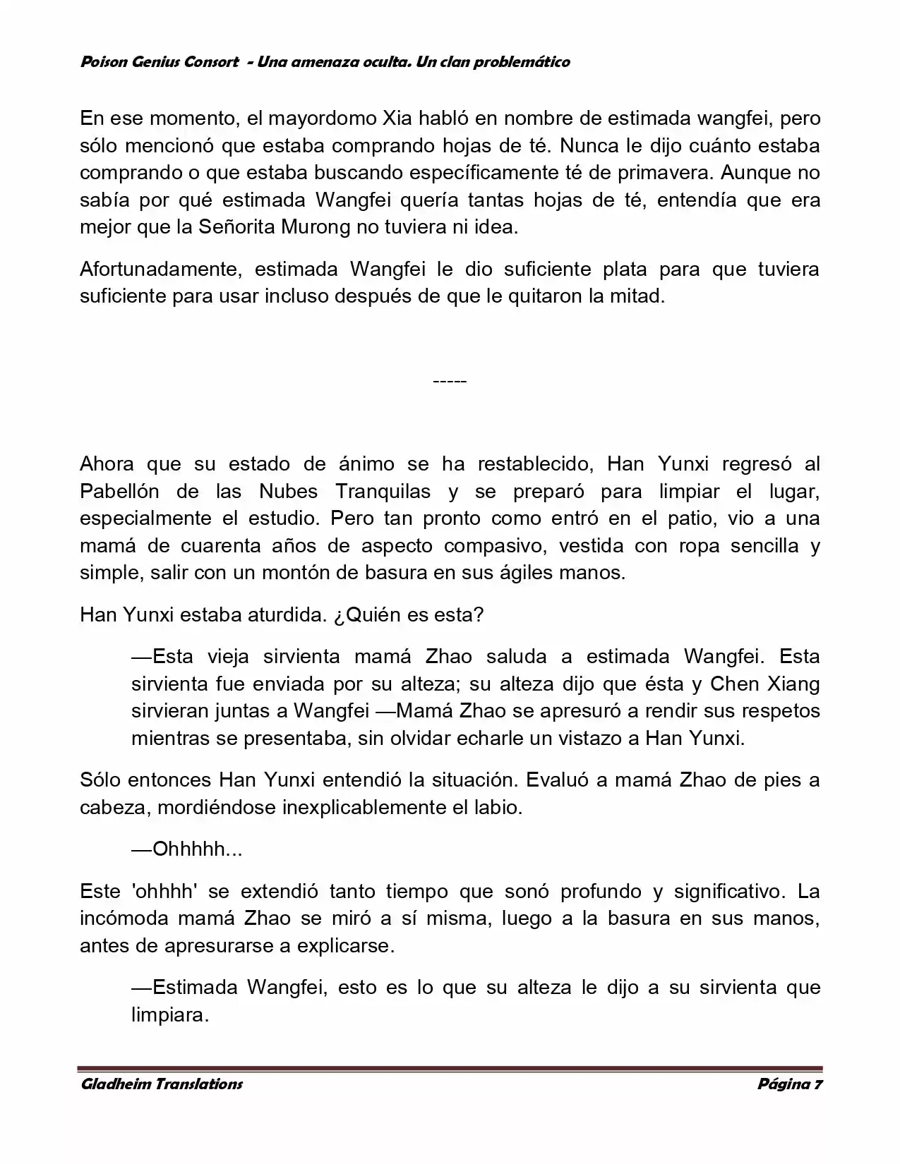 Poison Genious Consort (Novela) - Capítulo 96 - Página 7 - LectorTMOo