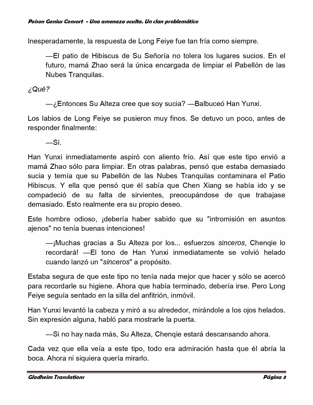 Poison Genious Consort (Novela) - Capítulo 97 - Página 3 - LectorTMOo