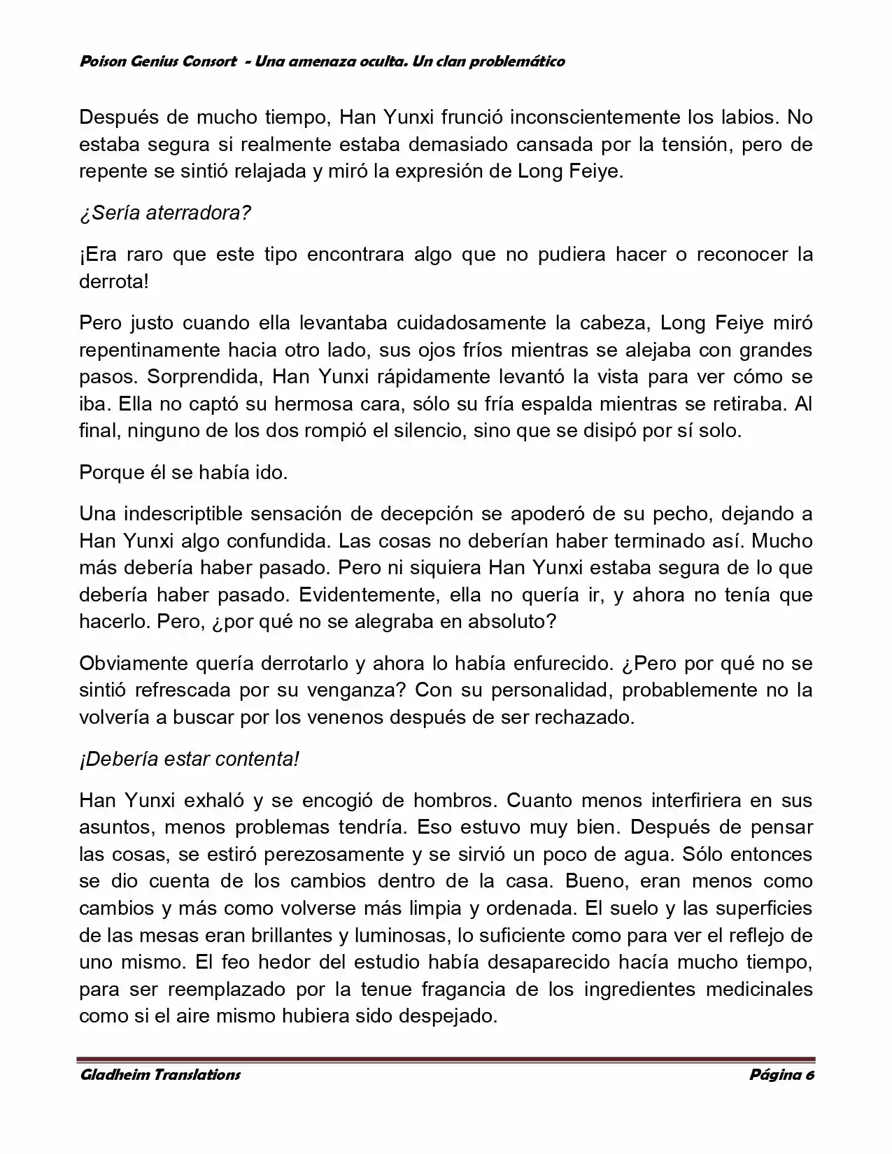 Poison Genious Consort (Novela) - Capítulo 97 - Página 6 - LectorTMOo