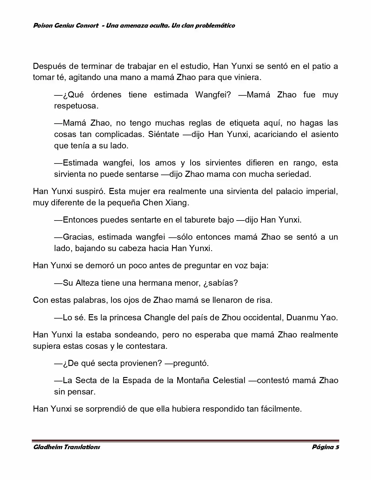 Poison Genious Consort (Novela) - Capítulo 98 - Página 5 - LectorTMOo
