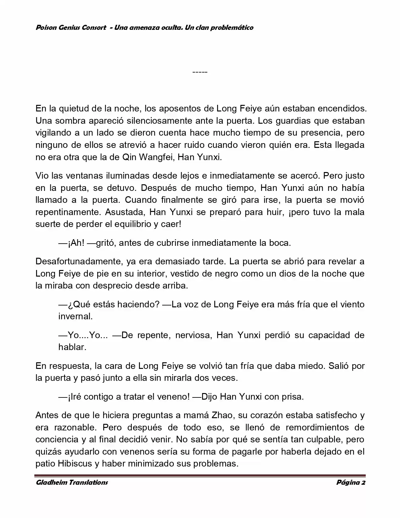 Poison Genious Consort (Novela) - Capítulo 99 - Página 2 - LectorTMOo