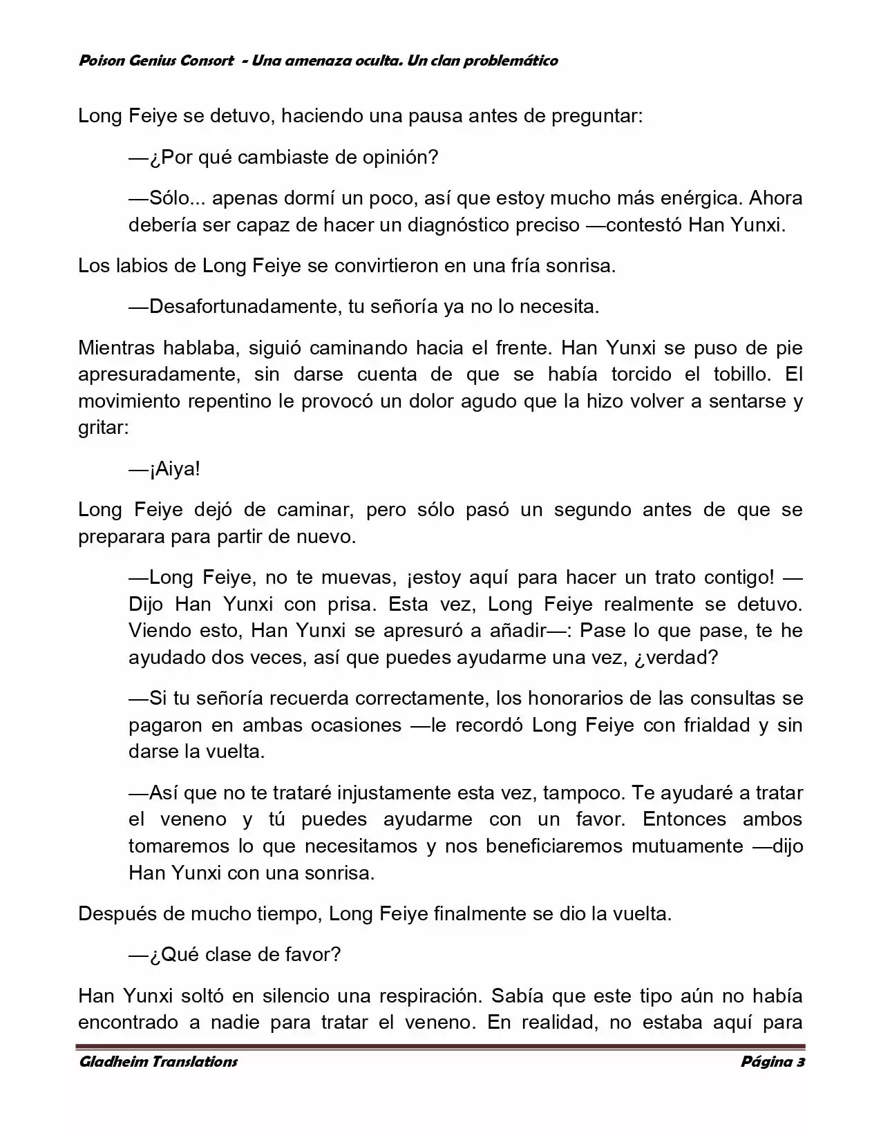 Poison Genious Consort (Novela) - Capítulo 99 - Página 3 - LectorTMOo