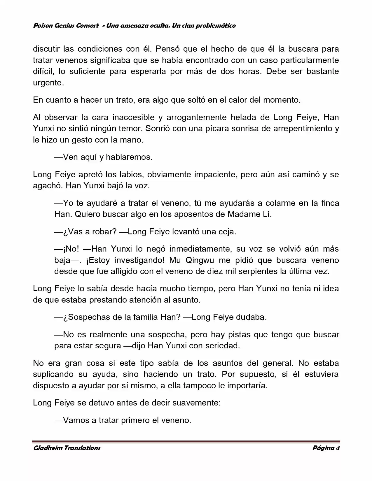 Poison Genious Consort (Novela) - Capítulo 99 - Página 4 - LectorTMOo