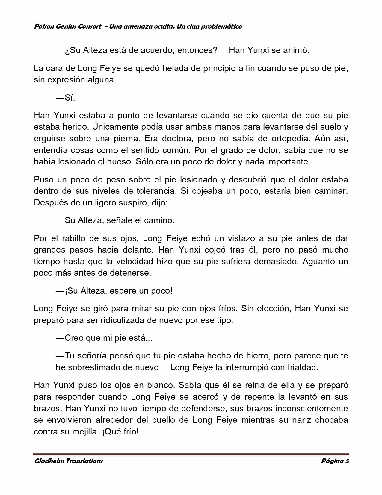 Poison Genious Consort (Novela) - Capítulo 99 - Página 5 - LectorTMOo
