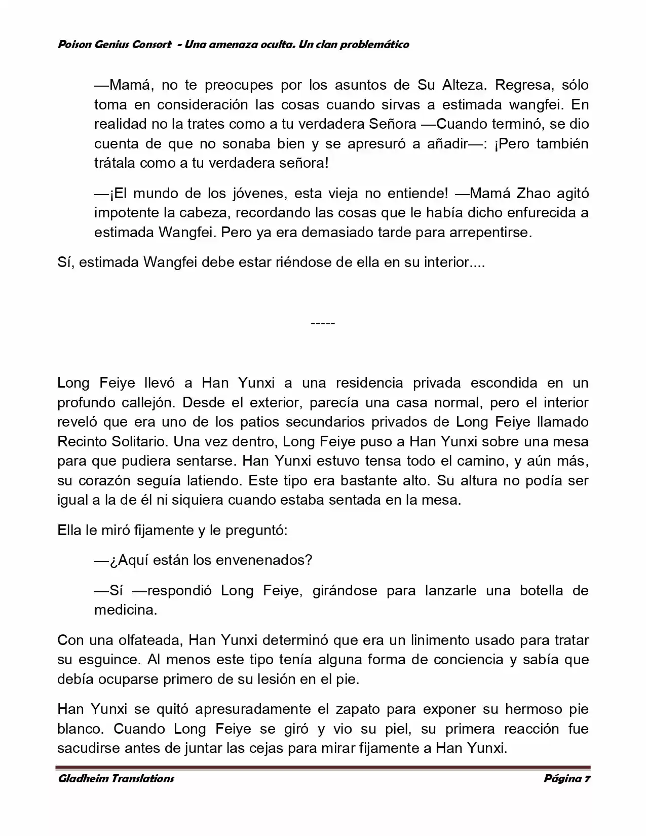 Poison Genious Consort (Novela) - Capítulo 99 - Página 7 - LectorTMOo