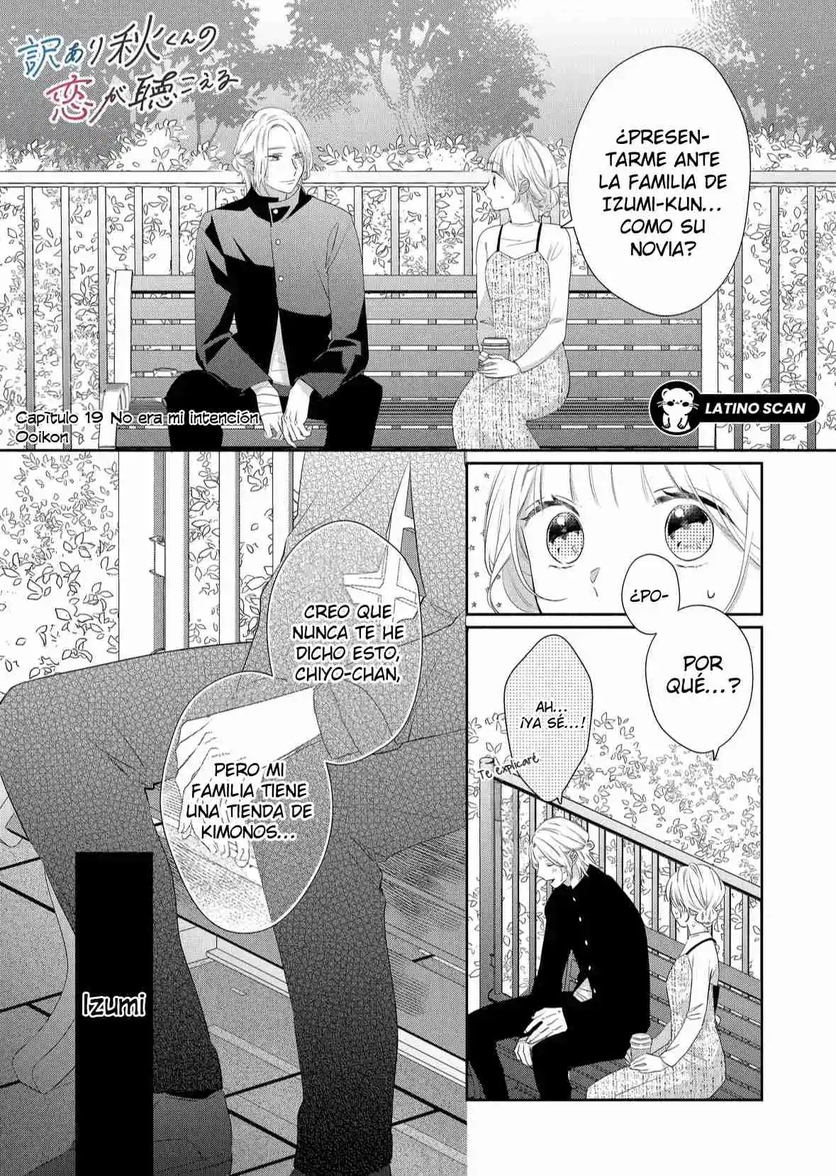 Por Alguna Razón, Puedo Oir El Amor De Aki-kun - Capítulo 19 - Página 5 - LectorTMOo