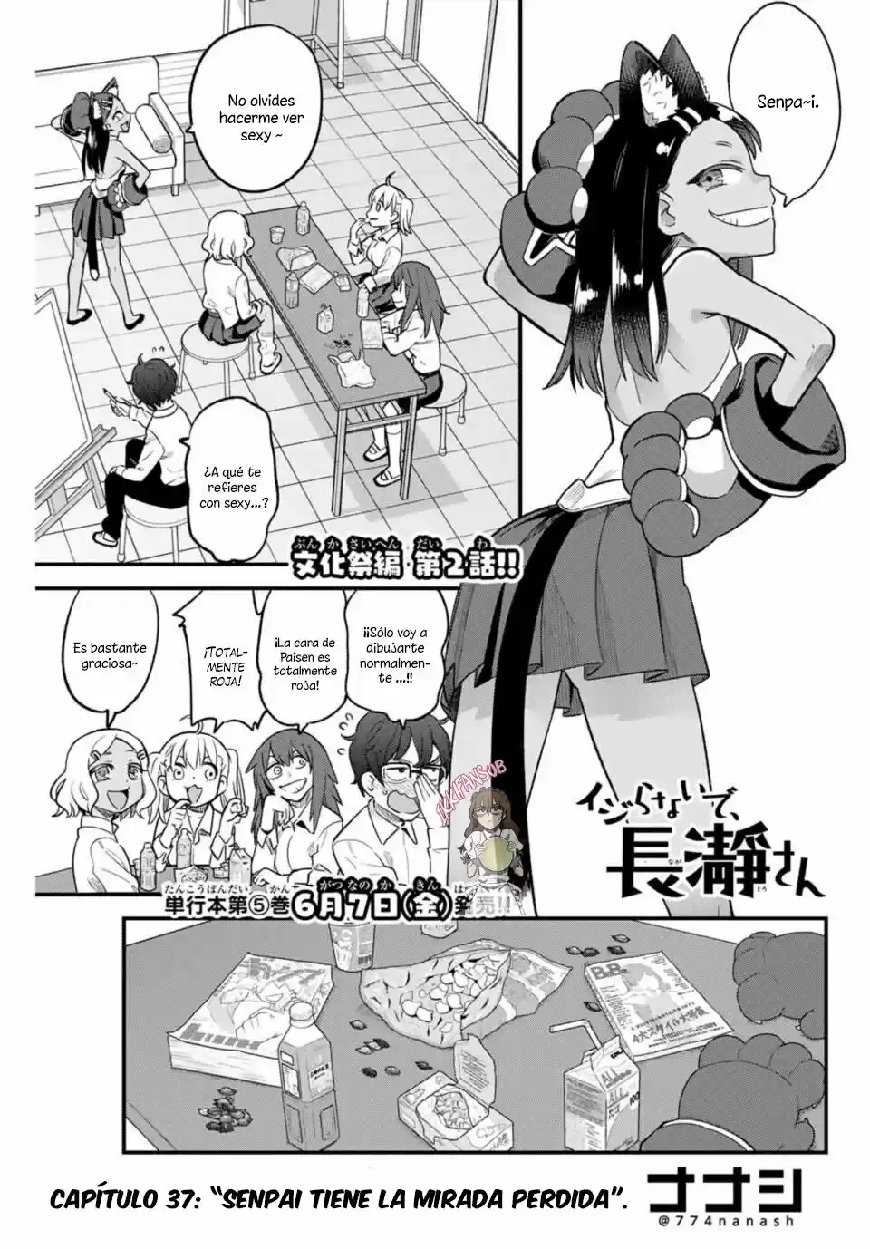 Por Favor No Me Molestes, Nagatoro - Capítulo 38 - Página 5 - LectorTMOo