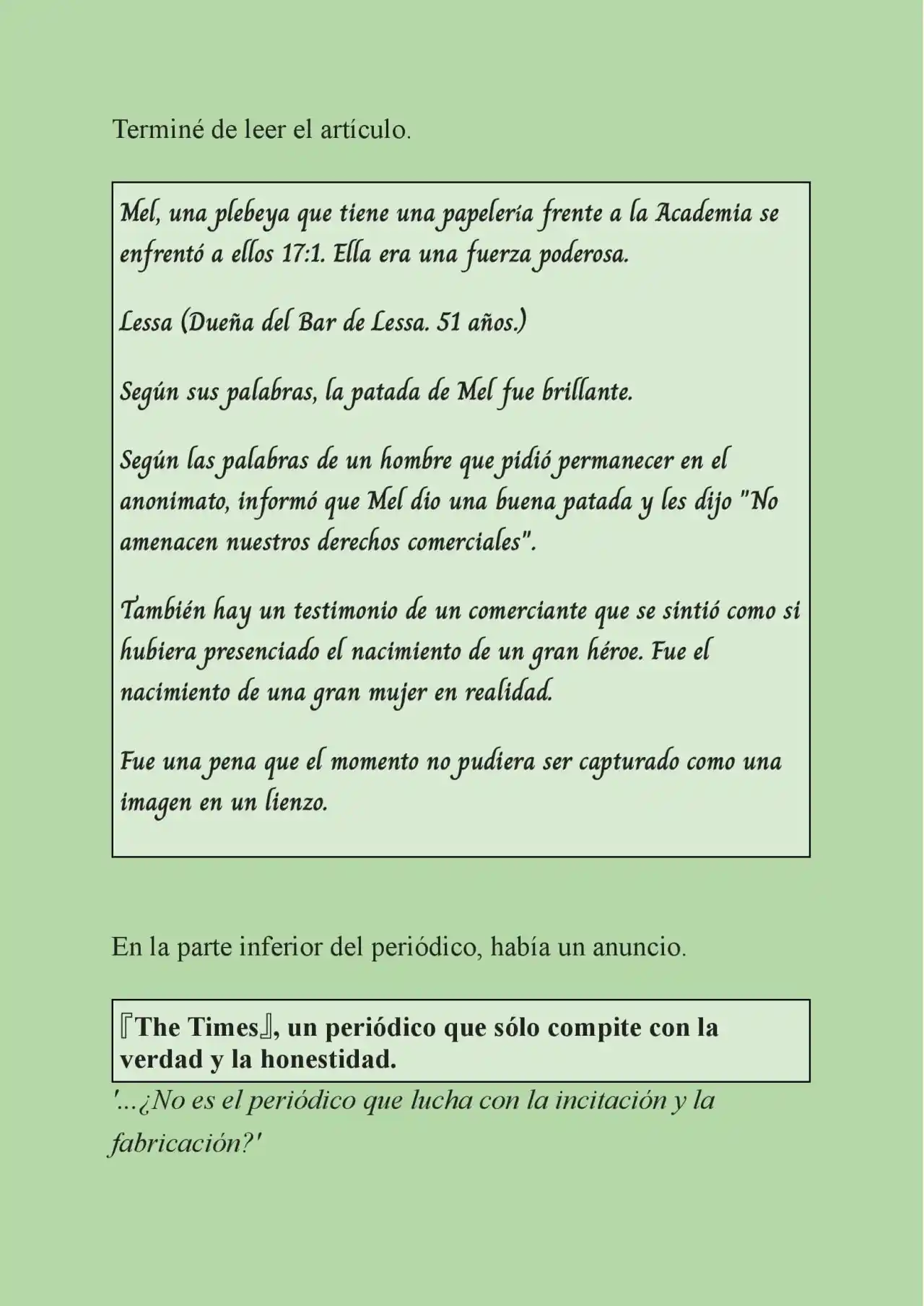 ¡Por Favor, No Vengas A La Papelería De La Villana! - Capítulo 25 - Página 11 - LectorTMOo