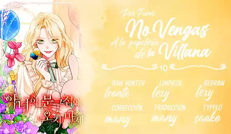 ¡Por Favor, No Vengas A La Papelería De La Villana! - Capítulo 10 - Página 1 - LectorTMOo