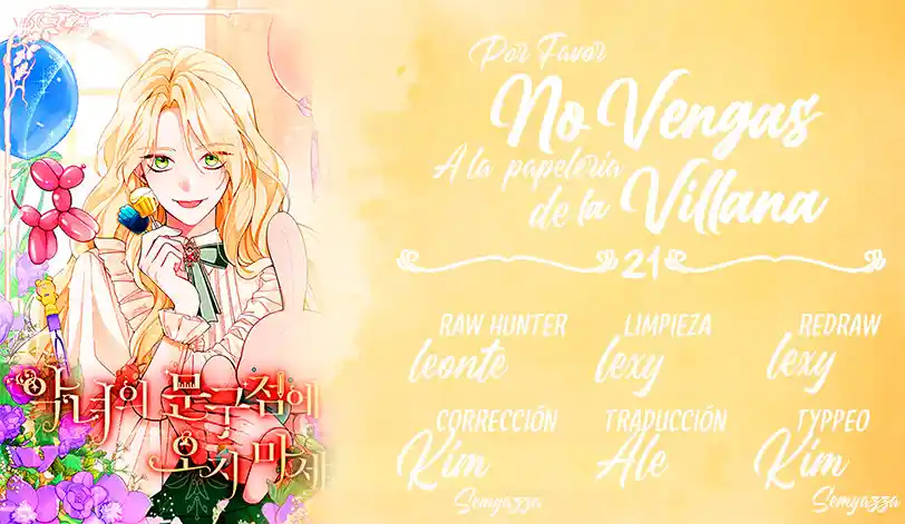 ¡Por Favor, No Vengas A La Papelería De La Villana! - Capítulo 21 - Página 1 - LectorTMOo
