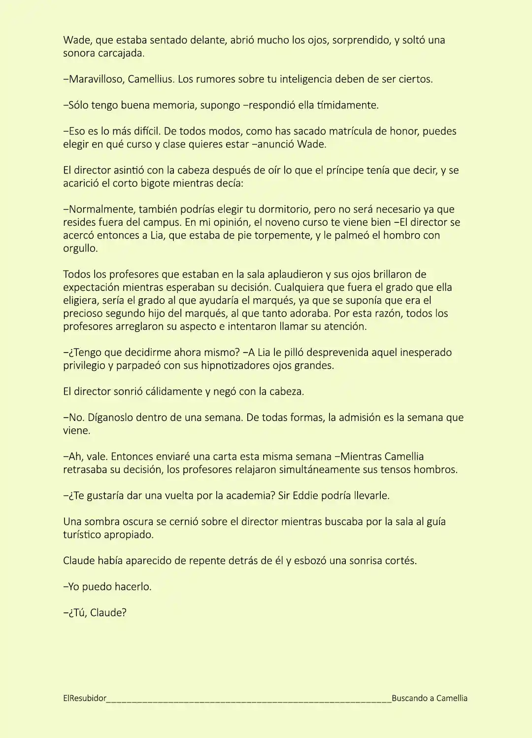 Por Favor, Tenga Paciencia, Gran Duque (Novela) - Capítulo 23 - Página 6 - LectorTMOo