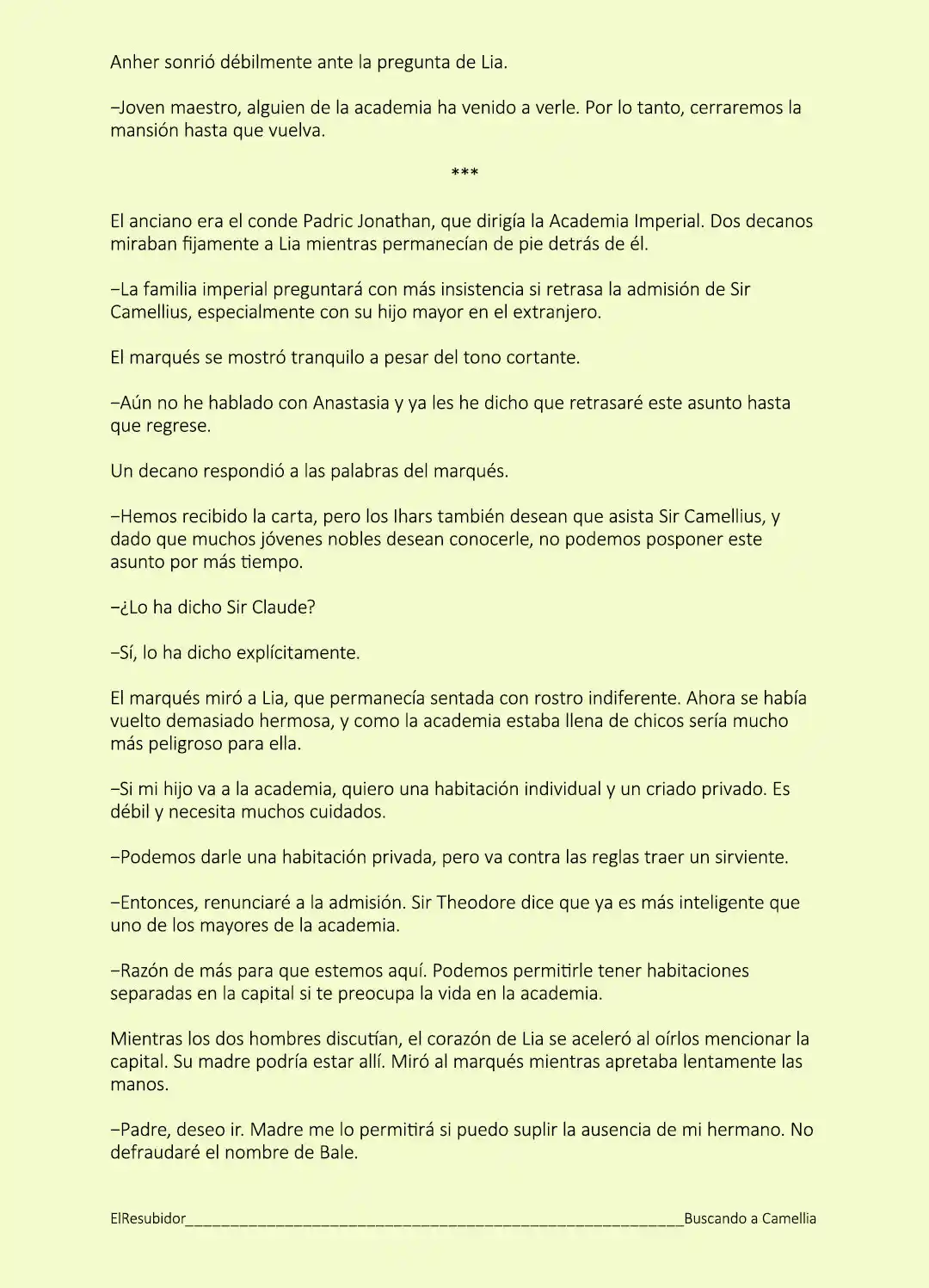 Por Favor, Tenga Paciencia, Gran Duque (Novela) - Capítulo 8 - Página 6 - LectorTMOo