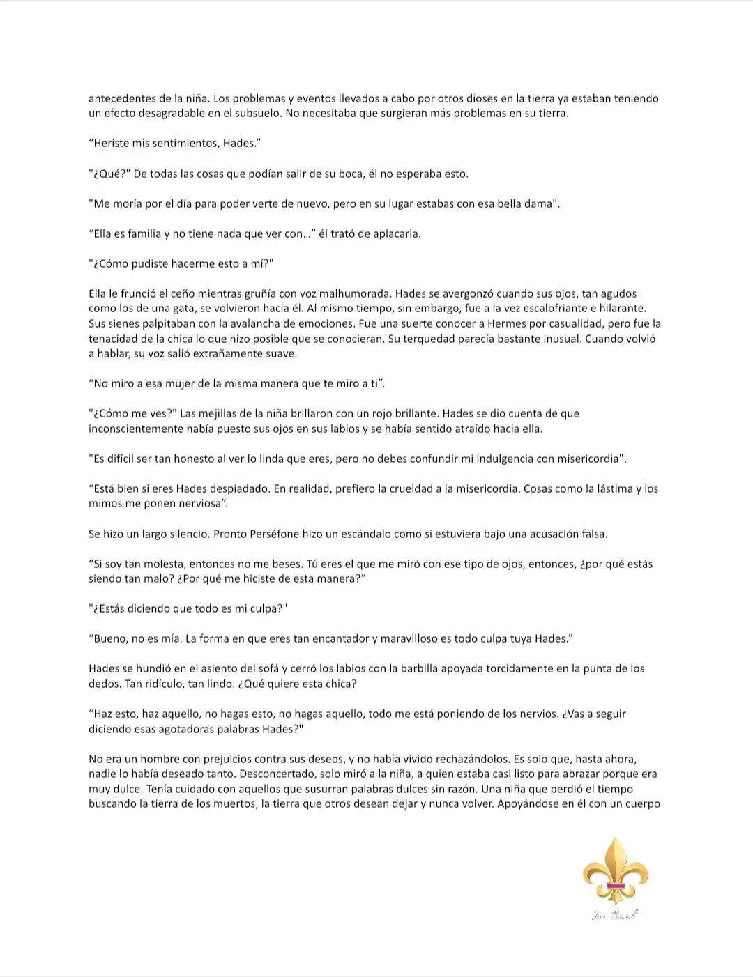 POR PERSÉFONE (Novela) - Capítulo 18 - Página 4 - LectorTMOo