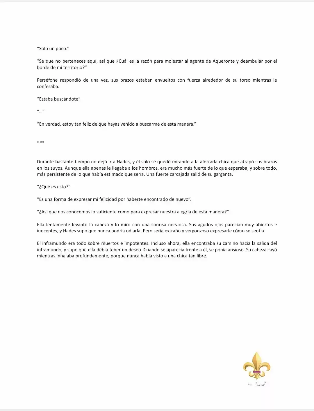POR PERSÉFONE (Novela) - Capítulo 6 - Página 5 - LectorTMOo
