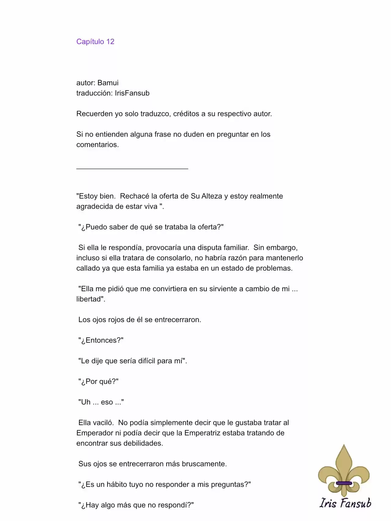 Por Qué El Rey Necesita Una Secretaria (Novela) - Capítulo 12 - Página 2 - LectorTMOo