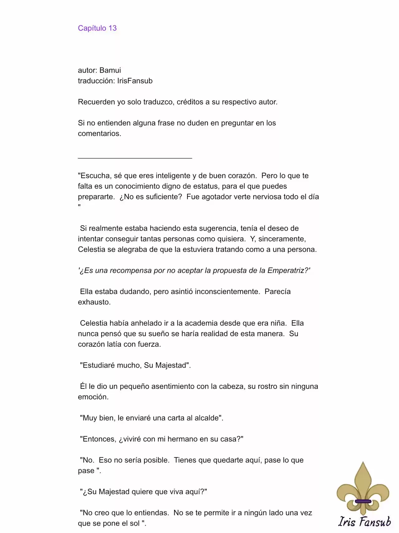 Por Qué El Rey Necesita Una Secretaria (Novela) - Capítulo 13 - Página 2 - LectorTMOo